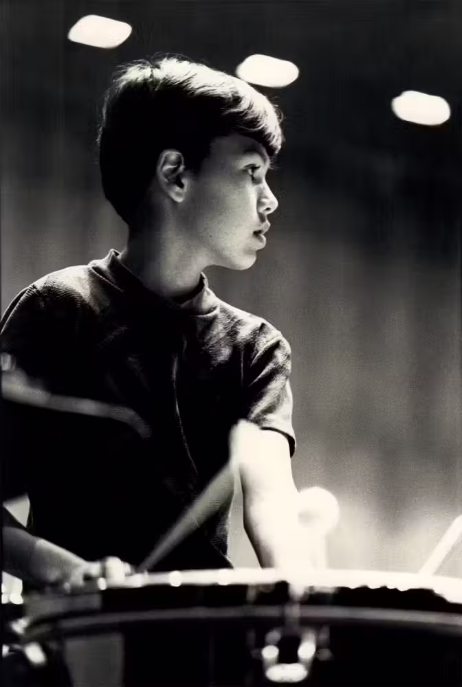 Michael tympani LA Philharmonic 1977 1000px